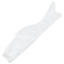 Masteelf Unpainted Japanese Carp Kite for DIY Crafts Blank Koi Fish Streamer for Children Art Projects White Carp Windsock for Outdoor Decoration