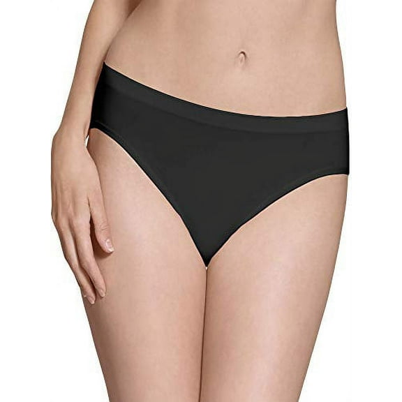 Fruit of the Loom Women's Seamless Bikini Panties Underwear,Assorted 6 Pack,Size 8