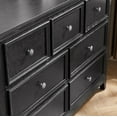thumbnail image 6 of DEALTOPS Stylish Wooden 7-drawer Dresser, Spacious and Versatile Chest of Drawers, Black, 6 of 8