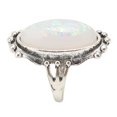 thumbnail image 5 of Anillo de piedras preciosas de imitación para mujer, aleación de moda, Retro, brillante, anillo con purpurina, regalo de vacaciones, accesorio de joyería, 5 of 5