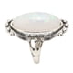 thumbnail image 5 of Anillo de piedras preciosas de imitación para mujer, aleación de moda, Retro, brillante, anillo con purpurina, regalo de vacaciones, accesorio de joyería, 5 of 5