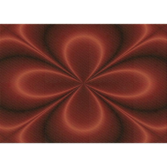 Ahgly Company Indoor Rectangle Patterned DarkRed Area Rugs, 2' x 3'
