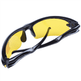 thumbnail image 4 of 4X Black Frame Yellow Night Vision Sheet Outdoor Cycling Sunglasses, 4 of 5