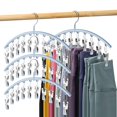 thumbnail image 1 of Organizador de leggings Volnamal Closet con 10 clips, paquete de 4, 1 of 8