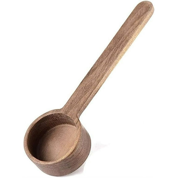 Nvzi Wooden Scoops for Canisters, Coffee Scoop,Style 6.61 inch Wooden Coffee Ground Spoon, Measuring for Ground Beans or tea, Soup Cooking Mixing Stirrer Kitchen Tools Utensils
