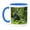 Blue/White, variant on 3drose, Uganda, Kibale Np. a Male Chimpanzee Looks over His Shoulder., 15oz Mug