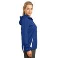 thumbnail image 3 of Sport-Tek Ladies Colorblock Hooded Raglan Jacket-4XL (True Royal/White), 3 of 5