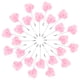 thumbnail image 1 of Uxcell 24-Pack Pines de Flor para Solapa para Hombres, Boutonnieres de Rosa para Bodas/Bailes/Fiestas [Rosa], 1 of 7