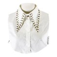 thumbnail image 2 of de solapa Punk para mujer, cuello falso, remaches sueltos, accesorio de disfraz desmontable con , medias s, cuello falso, 2 of 7