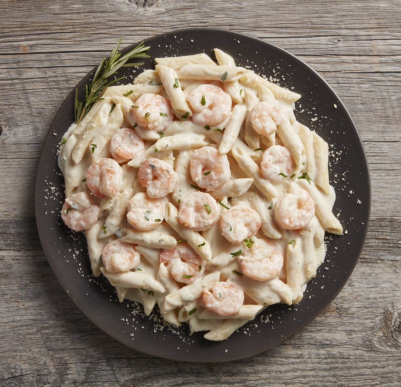 Legacy Foods, Frozen Shrimp Alfredo Steam Bag, Contains: Milk, Shellfish, Wheat, 21oz