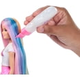 thumbnail image 3 of Barbie Rainbow Sparkle Hair Fashion Doll with Extra-Long Hair and 12 Styling Accessories, 3 of 6