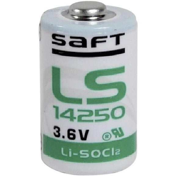 (2) Pack Hi Capacity Equivalent Of Saft LS14250 CMOS Battery (Omni or Xeno Brand Replacement)