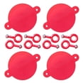 thumbnail image 1 of Tapas de plástico rompibles RepelFire FDC de 2.5 pulgadas rojas (4 tapas), 1 of 3