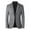 Gray 1, variant on Hueook Blazers for Men Big and Tall Men's Casual Single-breasted Fashion Suit Business Casual Suit Wool Coat Clearance Long Sleeve Jacket Tops Men Fashion