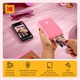 thumbnail image 2 of Kodak Step Mobile Instant Photo Printer 2x3" (Pink), Compatible with iOS, Android & Bluetooth, 2 of 8