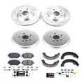 thumbnail image 3 of PowerStop Front and Rear Z23 Evolution Sport Brake Pad Rotor Drum and Shoe Kit Fits: TOYOTA Select Models K15061DK, 3 of 10