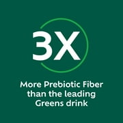 Benefiber Prebiotic Glp-1 Friendly Fiber + Supergreens Dietary Supplement Powder, Watermelon Lemonade Flavor, 8.8 oz (250g), 25 Day Supply