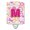 Pink, variant on Caroline's Treasures CJ2006-MCNL Letter M Flowers and Butterflies Teal Blue Ceramic Night Light, 6x4x3", multicolor