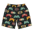 thumbnail image 5 of Goofa Retro Video Game Printed Mens Swim Trunks Summer Quick Dry Short Beach Swimwear Bathing Suits-3X-Large, 5 of 9