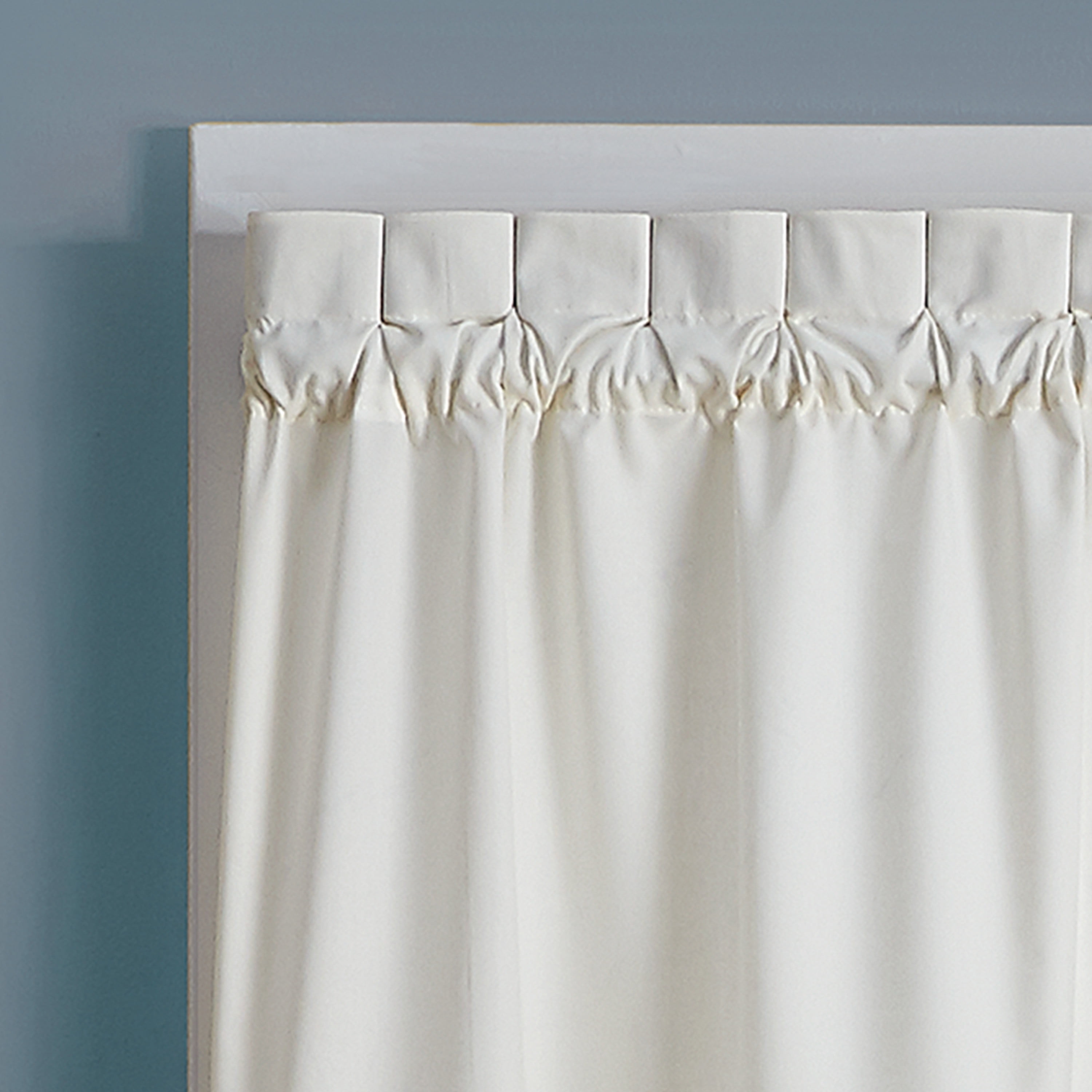 CHF Abby 24" Floral Pattern Swag Valance, Indoor Curtain, Light Filtering, Gray, Adult