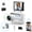 white, variant on Magnetic Action Camera 1080P Compact Vlog Cam with 2"Flip Screen Hands-Free Wearable Sports Camera 153°Ultra Wide 5G Glass Lens for Pet Walking Cycling Hiking Travel Recording & Adventures Rose Pink