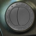 thumbnail image 2 of OULII 2Pcs Camper Replacement Vent Cover Round Dark Grey ABS for RVs Exhaust Ventilation, 2 of 8