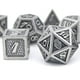 thumbnail image 2 of HEIMDALLR Metal DND Juego de dados 7 piezas - Diseño de Dragonhide, Tamaño 16mm, Logo en D HEIMDALLR HEIMDALLR, 2 of 2