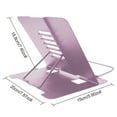 thumbnail image 2 of Ergonomic Reading Companion, Premium Material Book Stand With Adjustable Reading Positions For Hands-Free Reading, Stainless Steel Construction Foldable And Portable For Home Office Library, 2 of 8
