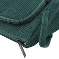 thumbnail image 5 of Cosmetic Bag Corduroy Large Capacity Handheld Portable Multi Functional Make Up Pouch for Women Girls Emerald, 5 of 5