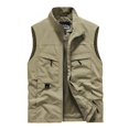 thumbnail image 4 of Birdeem Mens Work Clothes Jacket Solid Color Stand Collar Multiple Pockets Outdoor Sports Photography Leisure Coat, 4 of 11