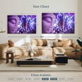 thumbnail image 4 of Elephant Stock Flower Buddha Wall Art - Horizontal Multi Panel Canvas - Living Room Wall Decor - People Multi Panel - Purple And Blue Decor - 57" x 36", 4 of 8
