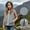 Gray, variant on Girl's Sleeveless Hooded Vest, Waterproof Wind‑Resistant Zip‑Up Gilet Casual Adjustable Drawstring Hem Waistcoat Blue