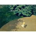 thumbnail image 2 of Vallotton, Felix 18x15 White Modern Wood Framed Museum Art Print Titled - The Ball, 2 of 4