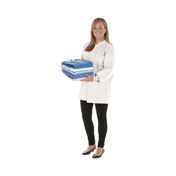 Medicom 8105-C SafeWear Hipster Jackets SMS Fabric White Frost Large 12/Pk