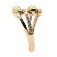 thumbnail image 4 of 14KT Yellow Gold Ethiopian Opal With Diamond Ring, 4 of 5
