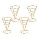 thumbnail image 1 of Soportes de acero inoxidable para conos de helado, papas fritas, exhibición de conos de comida para waffles, pizzas, charcutería, artículos para fiestas de restaurantes y cocinas., 1 of 8