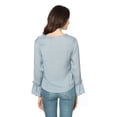 thumbnail image 2 of Blusa Mujer fresca Boleada manga larga Azul Palassi 3914, 2 of 5