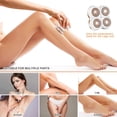 thumbnail image 2 of 2 cabezales de repuesto para depilación facial compatibles con la afeitadora eléctrica Flawless para mujeres, tacto perfecto y acabado suave, color oro rosa., 2 of 3