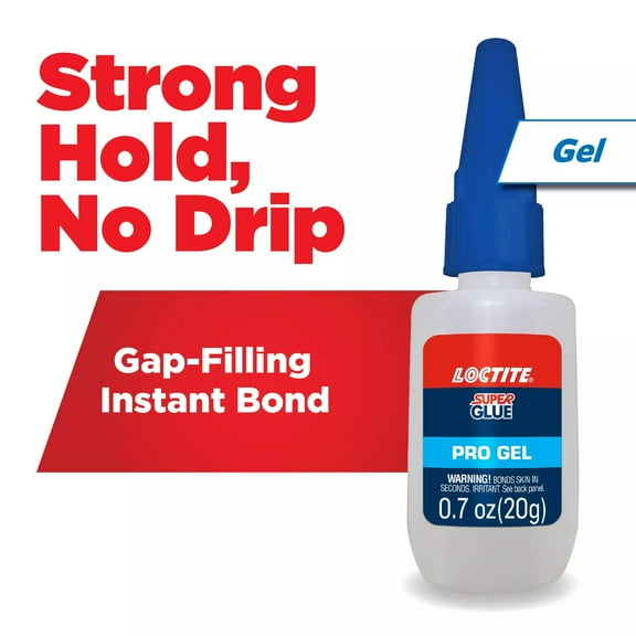 Loctite Super Glue Professional Gel, Pack of 1, Clear 20 g Bottle