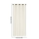 thumbnail image 3 of Cortinas Blancas Transparentes de Gasa de Poliéster de 132 X 213 Cm con Doble Bolsillo para Barra | Paneles Transparentes y Ligeros para Ventanas de Sala de Estar y Dormitorio con Puerta Corrediza de, 3 of 6