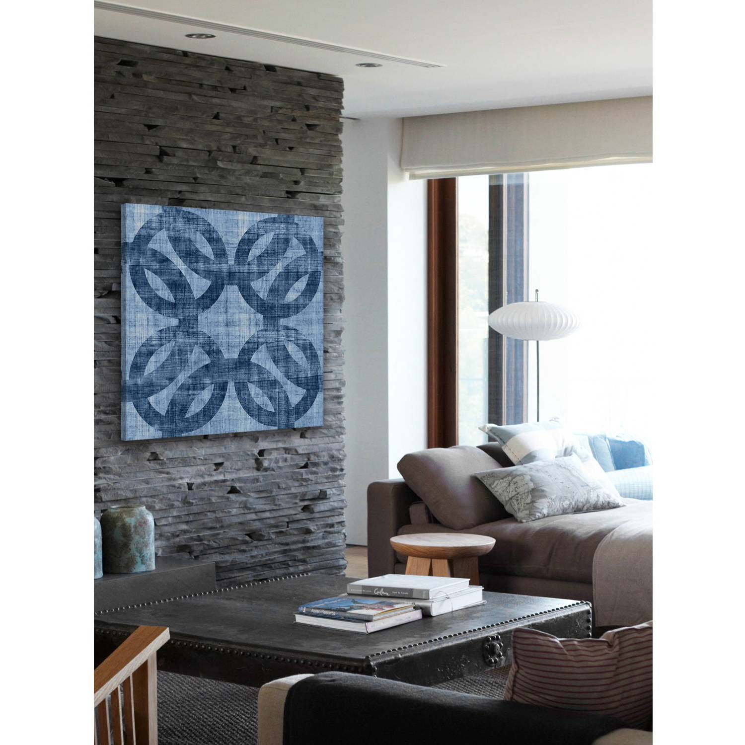 "Ring Connections" Painting Print on Wrapped Canvas
