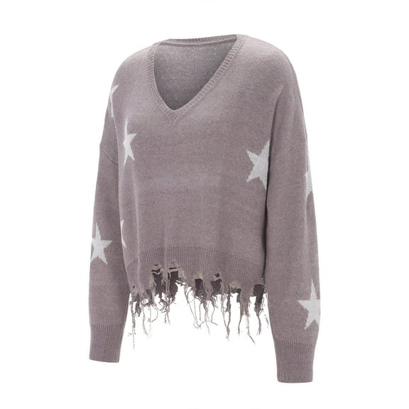 Aayomet Cardigan For Women Lightweight Women's Fall Casual Long Sleeve Crew Neck Cable Knit Loose Pullover Sweater Jumper Top,Purple S-XXL