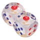 thumbnail image 2 of Juego de dados de 6 caras, 12 Uds., dados grandes de plástico de Mahjoong con este, oeste, sur, norte, blanco, 2 of 14