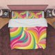 thumbnail image 1 of Arco Iris Boho Ropa de Cama Colorido Funda Nórdica Juego de Dormitorio Bohemio, Edredón Floral, 1 of 6