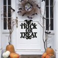 thumbnail image 2 of Letrero colgante de The Witch Is In Halloween, decoración de Halloween para puerta del hogar, truco o trato, suministro de fiesta de Halloween feliz, 2 of 4