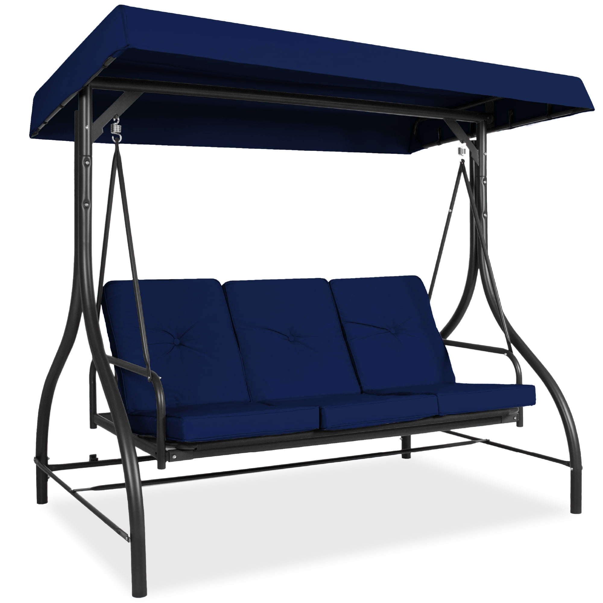 Best Choice Products 3 Seat Converting Outdoor Patio Canopy Swing