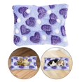 thumbnail image 4 of Colchoneta de Cama de Invierno para Mascotas Pequeñas de 28x34cm, Almohadilla para Dormir, para Ardilla, Erizo, Hámster, Accesorio de Jaula Lavable a Violeta Gloria Almohadilla de nido cálido, 4 of 9
