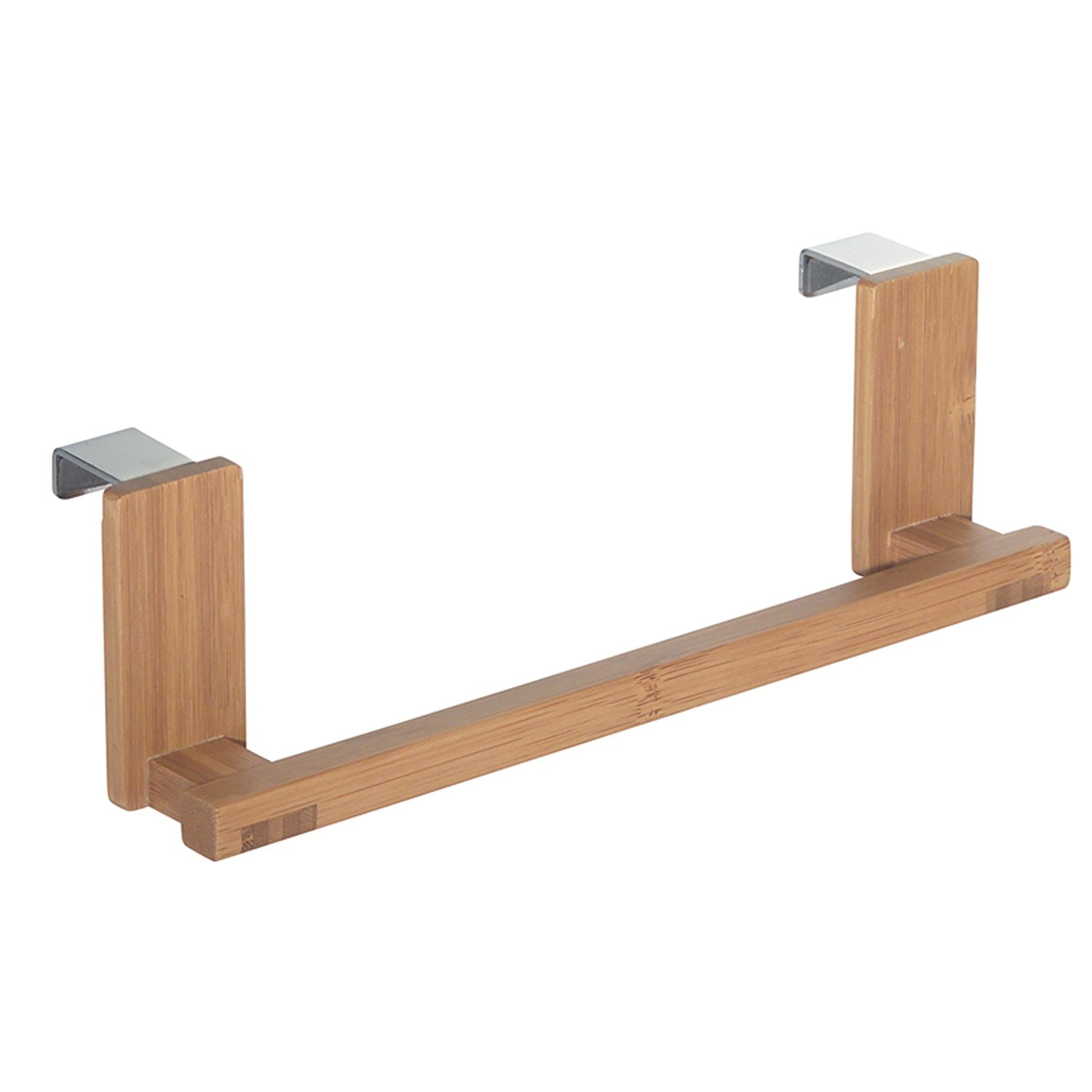 iDesign Formbu Hand Towel Bar, Bamboo/Stainless Steel