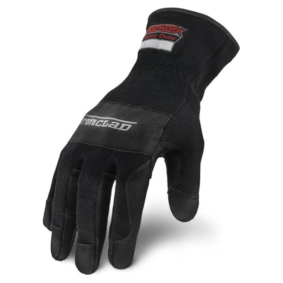 HEATWORX HEAVY DUTY; Heat Resistant Gloves, Silicone-Palm, Rated up to 600°F (315 °C) Kevlar-Liner and Shell, (1 Pair), Black