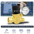 VINAUO RV Water Pressure Regulator,Adjustable RV Water Pressure